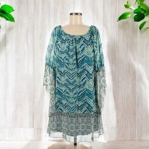 Cocomo dress womens M Blue Casual Summer Knee Length Summer Dress Party